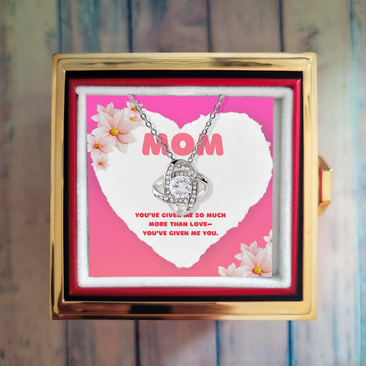 Bellisse Pendant + Rotating Rose Keepsake Box - All of You