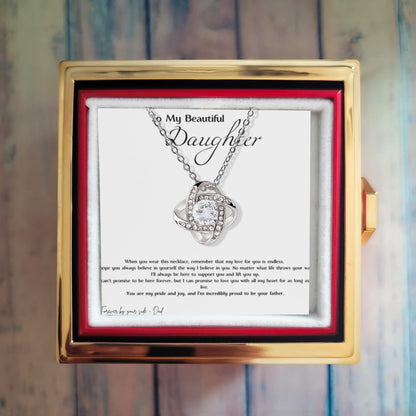 Bellisse Pendant + Rotating Rose Keepsake Box - By Your Side