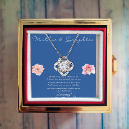 Bellisse Pendant + Rotating Rose Keepsake Box - Eternal Bond