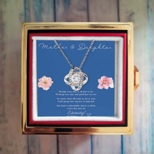 Bellisse Pendant + Rotating Rose Keepsake Box - Eternal Bond