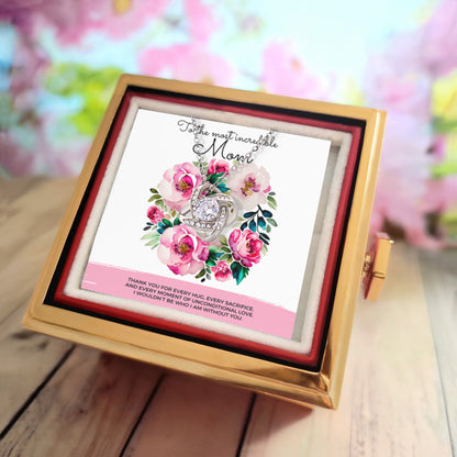 Bellisse Pendant + Rotating Rose Keepsake Box - Grace in Bloom