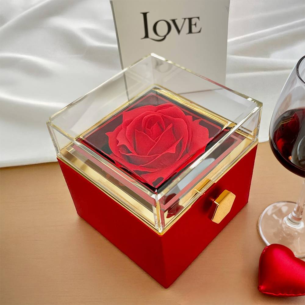 Bellisse Pendant + Rotating Rose Keepsake Box - By Your Side