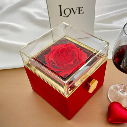 Bellisse Pendant + Rotating Rose Keepsake Box - Endless Devotion